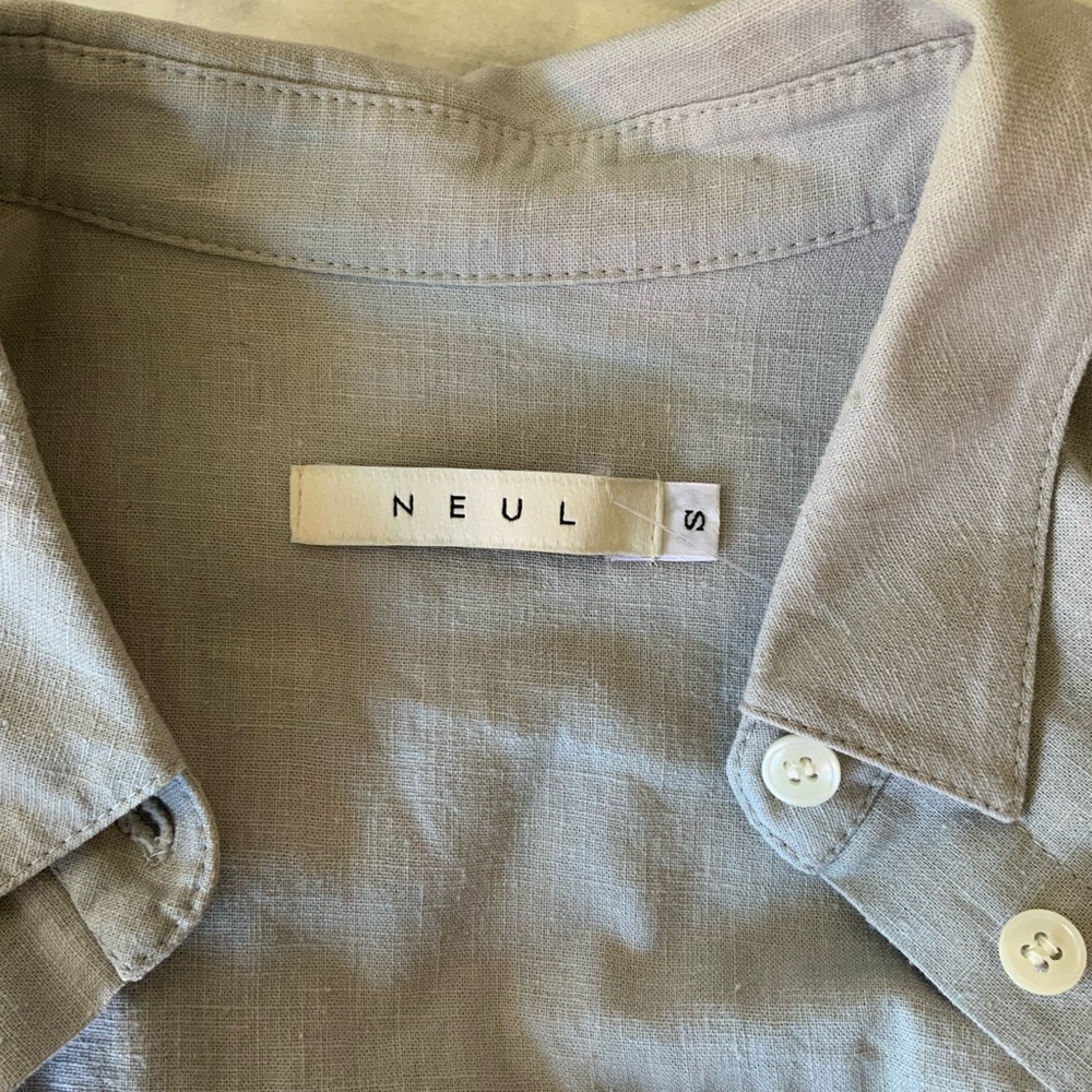 Neul Linen boxy button down shirt - Picture 11 of 12